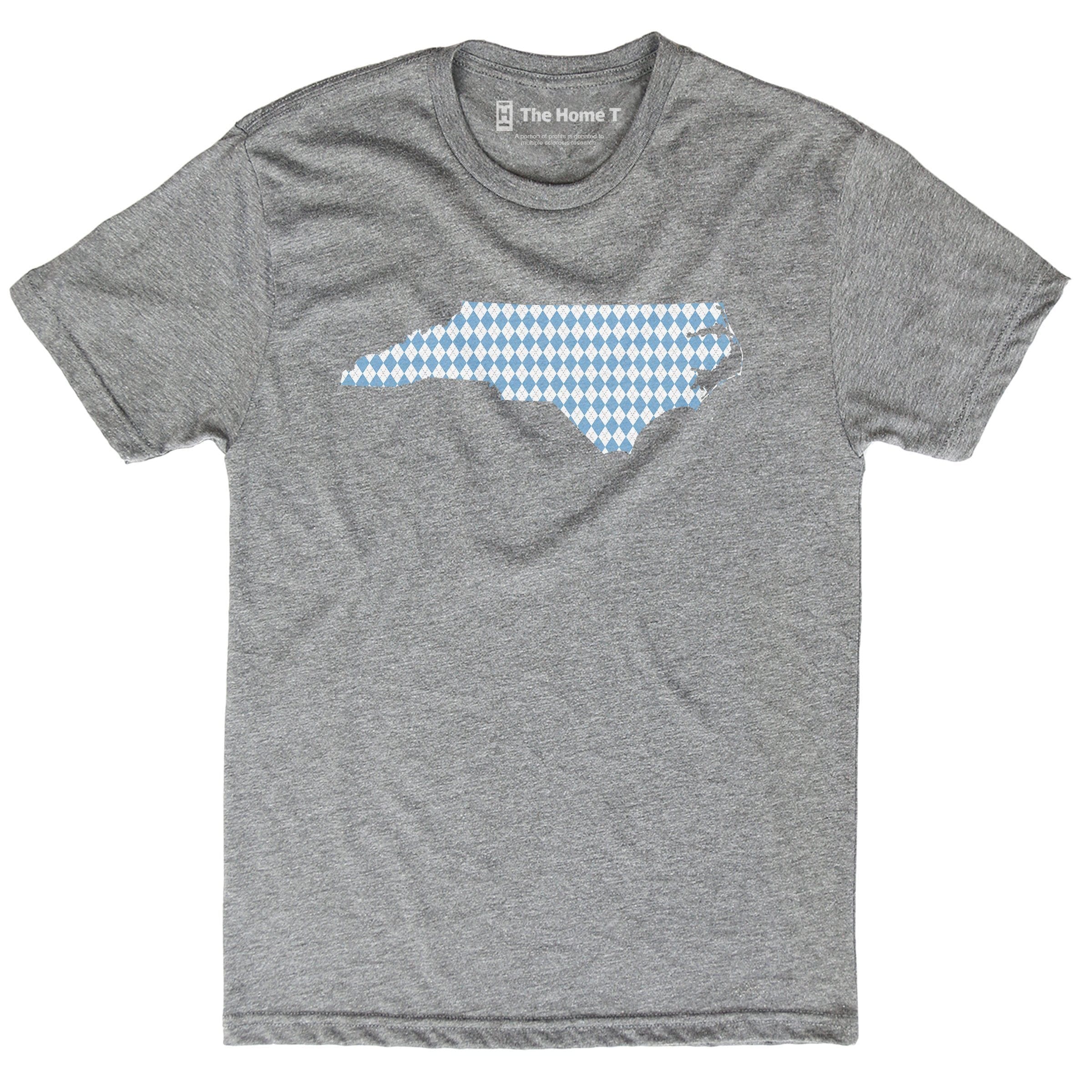 Womens Retro Fishing in North Carolina - Nature North Carolina V-Neck  T-Shirt