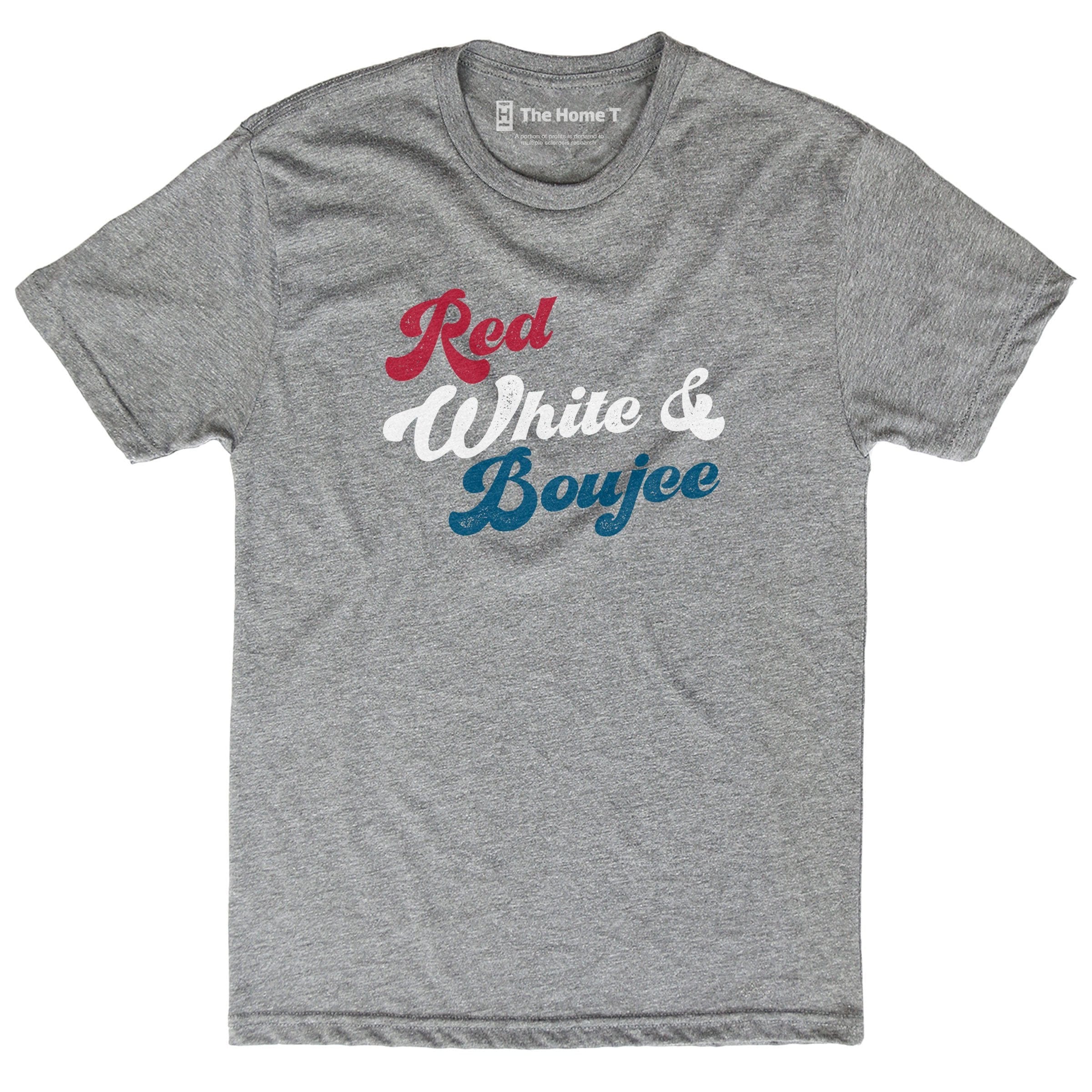 Red white and 2024 boujee t shirt